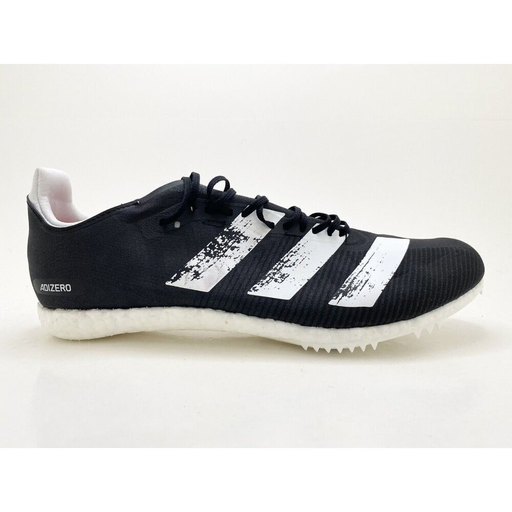 Adidas Mens Adizero Avanti Boost Track & Field Black Shoes Spikes EG7833 Size 12